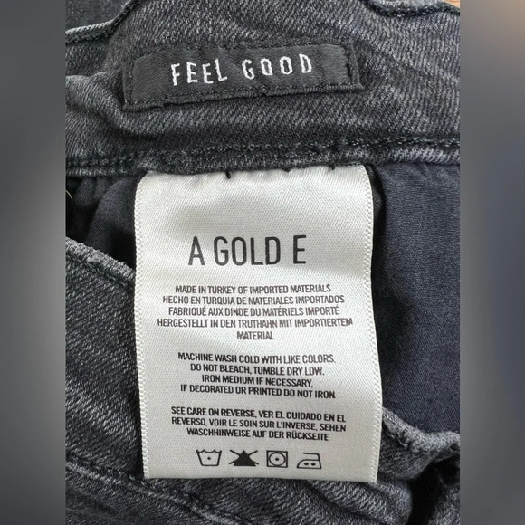 AGOLDE Womens Feel Good High Waist Distressed Ankle Skinny Jeans Size 31 - Picture 11 of 14